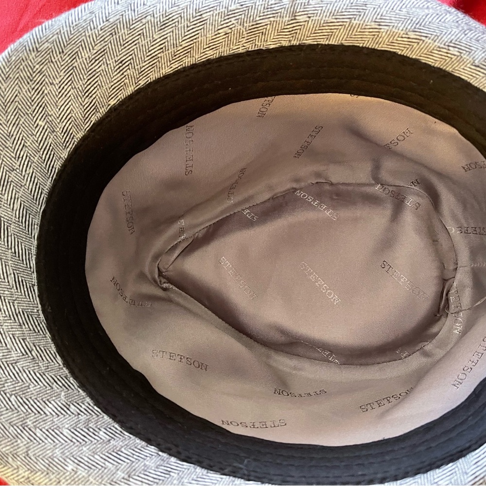 Stetson Gray Fedora Hat - Picture 3 of 3